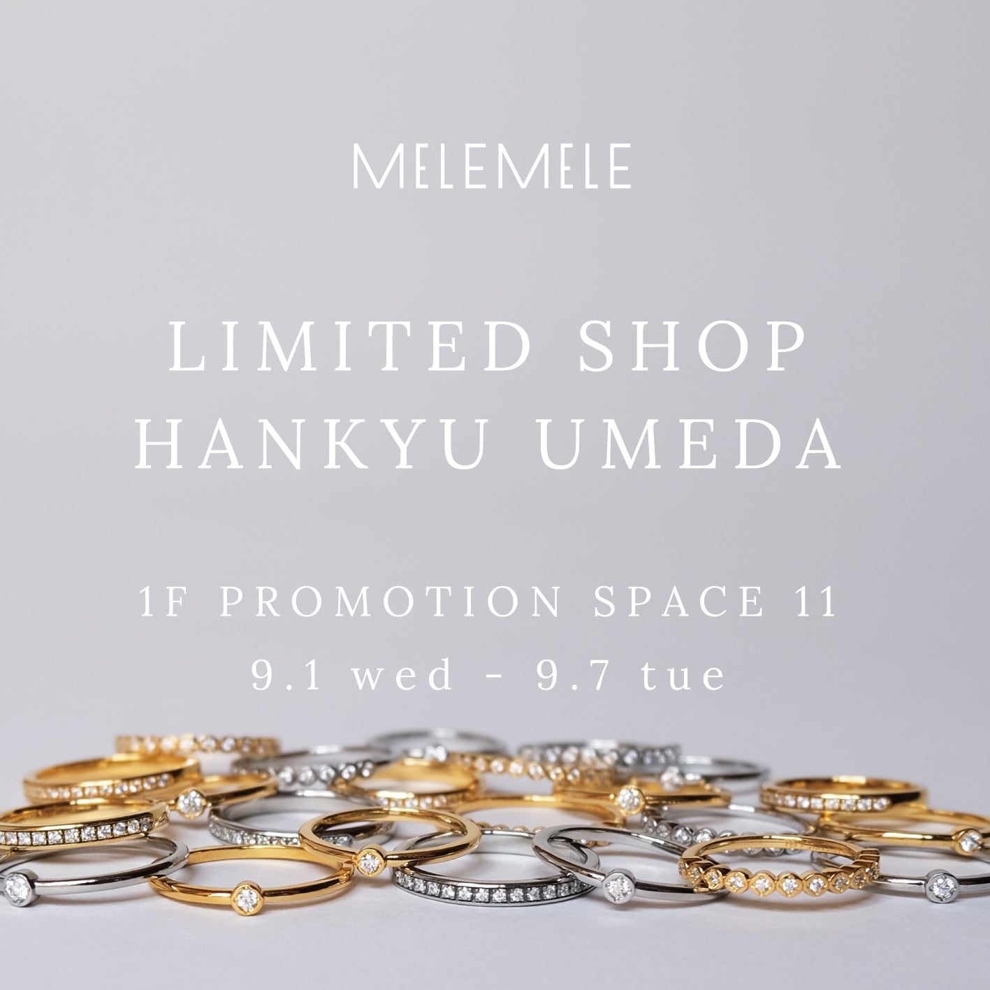 Announcement of the first limited shop in Kansai