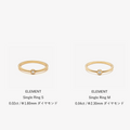 ELEMENT Single Ring M - Gold
