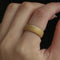 LUSTER Wide Ring L - Matte Gold