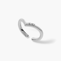 WISH III R Ear cuff / Ring - Silver