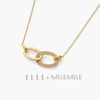 Limited edition - ELLE x MELEMELE Cercle Necklace - Gold