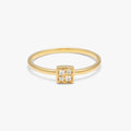 DAILY Square Ring S - Gold