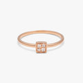 DAILY Square Ring S - Gold