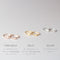 DAILY Square Ring S - Pink Gold