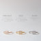 DAILY Square Ring L - Pink Gold
