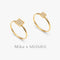 DAILY Square Ring L - Gold