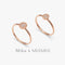 DAILY Oval Set Ring - Pink Gold