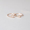 DAILY Oval Ring L - Pink Gold