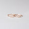 DAILY Square Set Ring - Pink Gold