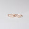 DAILY Square Ring S - Pink Gold