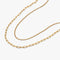 ELEMENT Double Chain Necklace - Gold