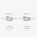 FLOW Eternity Ring / Ear cuff - Silver