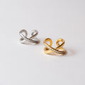 LUSTER Cross Ring / Ear cuff S - Gold