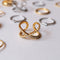 LUSTER Double Cross Ring / Ear cuff - Gold