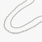 ELEMENT Double Chain Necklace - Silver