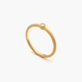 ELEMENT Single Ring S - Matte Gold