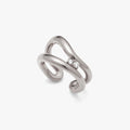 FLOW Ring / Ear cuff S - Silver