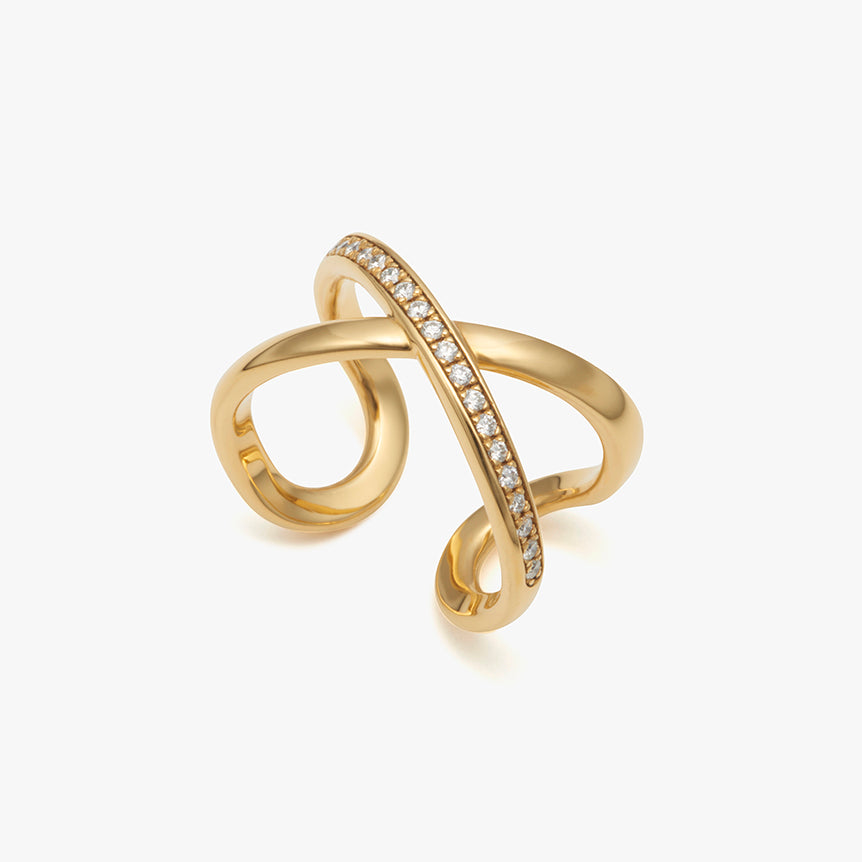 LUSTER Cross Ring / Ear cuff - Gold– MELE MELE公式オンラインストア