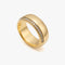 LUSTER Wide Ring L - Gold